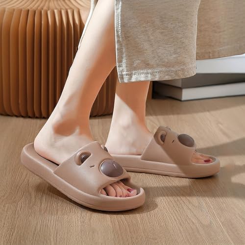 3D Bear Slippers, Comfortable EVA Slip-On Slippers for Indoor Use, Lightweight and Stylish Casual Footwear