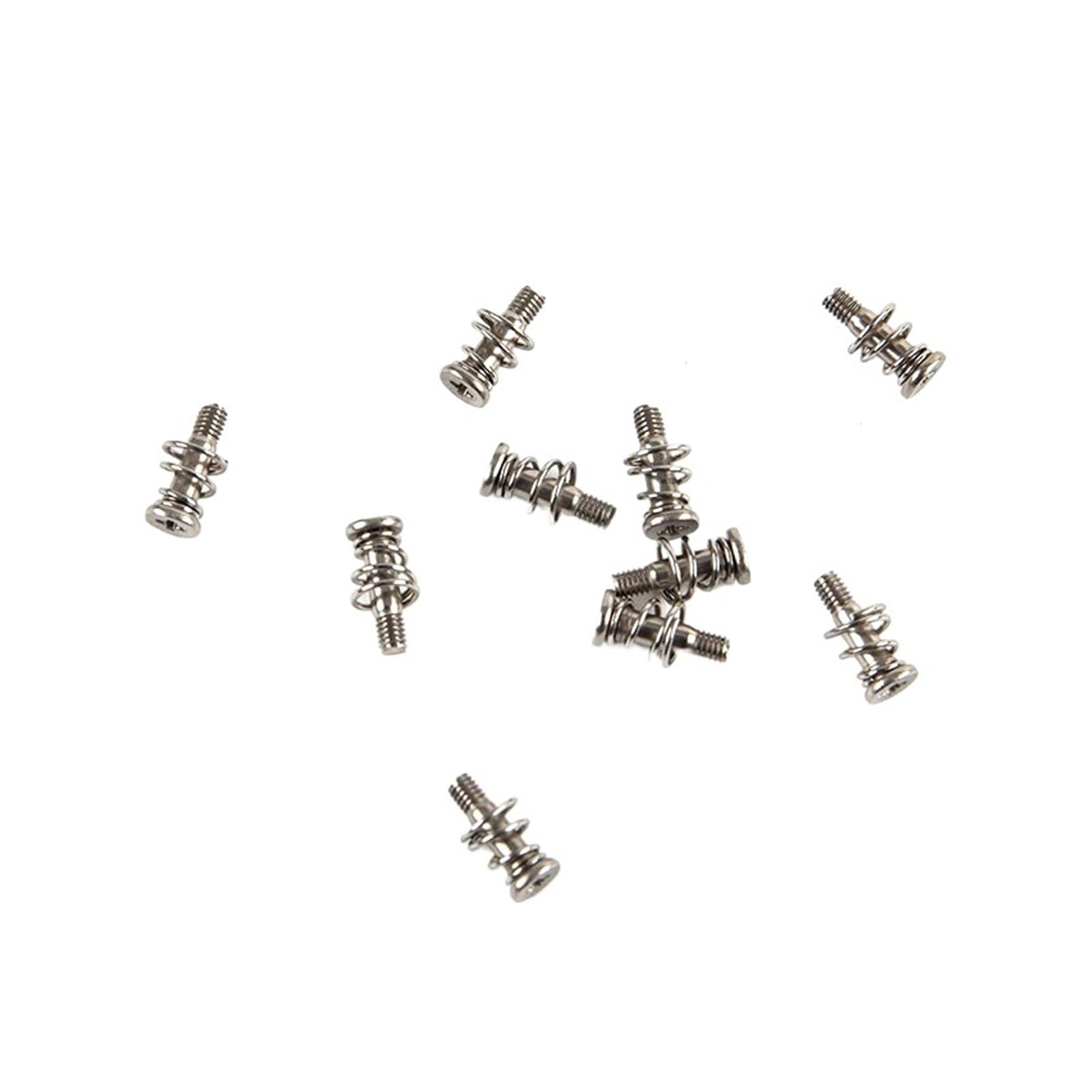 tornillos, Tornillos for ventilador de PC 10 piezas M2 .5 Resorte niquelado(M2.5x9mm)