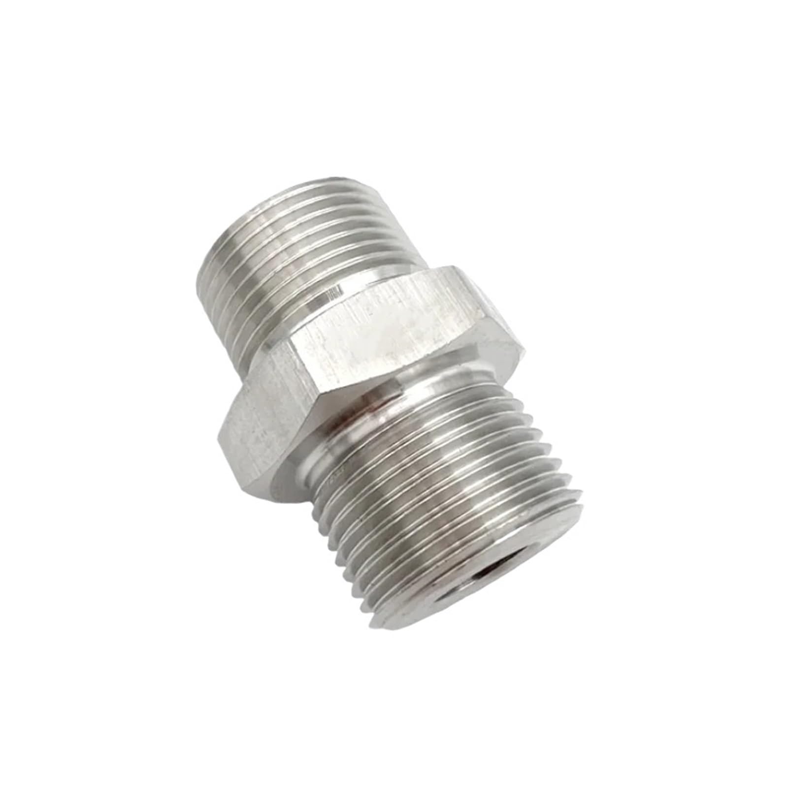 MQXFCZUX M12x1.5 to M12x1.5 Metric Male Thread 304 Stainless Steel Pipe Fitting Equal Hex Nipple Connector MQXFCZUX