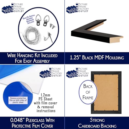 PFF PictureFrameFactoryOutlet - 14x19 Inch - Premium 1.25