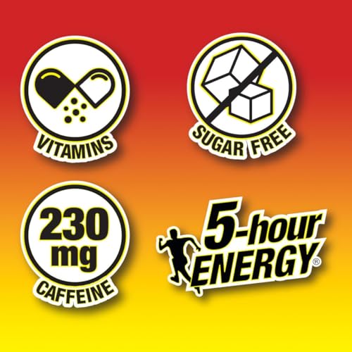 Image of 5-hour ENERGY VARIETY PACK Flavor, 30 Count, 1.93 Fl Oz Energy Shot, Extra Strength, Amino Acids, Essential B Vitamins, Sugar Free and Zero Calories