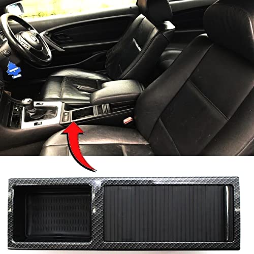 Organizador Portavasos Interior Auto Negro para BMW E46 miniatura 5