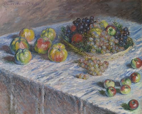 Affiche Toile Fruits et raisins Monet pour décoration murale salon et bureau chic 60x90