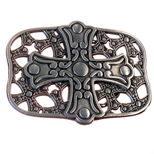 Piratenladen Boucle Croix celtique, celtique, gothique - Boucle de ceinture