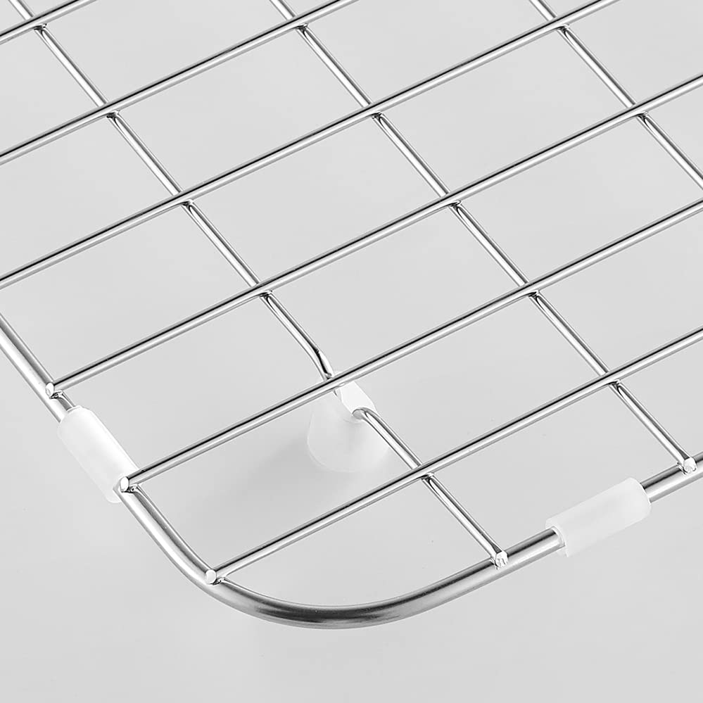 Protector para fregadero de acero inoxidable con diseño central miniatura 4