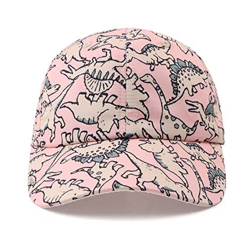 JANGANNSA Dinosaur Boys Girls Caps Embroidery Baby Baseball Caps Cotton Infant Toddler Kids Hat Spring Summer Autumn 2-6Y