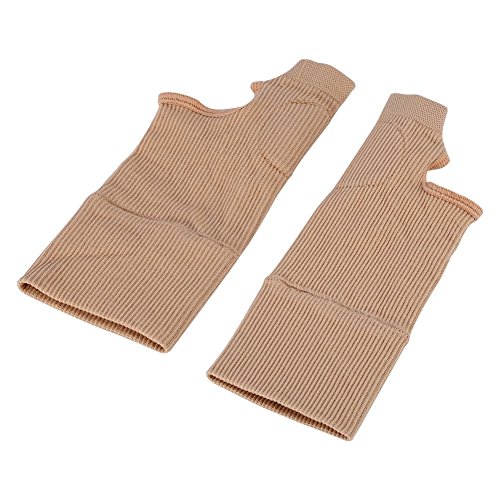 Muñequeras de Pulgar con Compresión de Gel de Silicio para Aliviar Lesiones, dolencias musculares y artritis Guantes para Terapia de muñecas 15 x 6,5cm