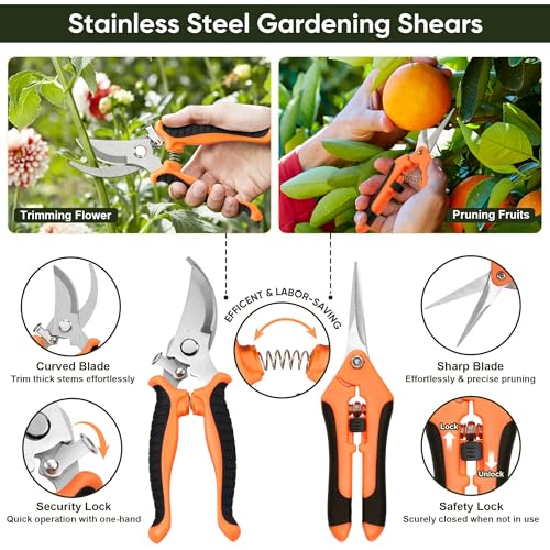 Set de herramientas de jardín Joyfair 12 piezas miniatura 4