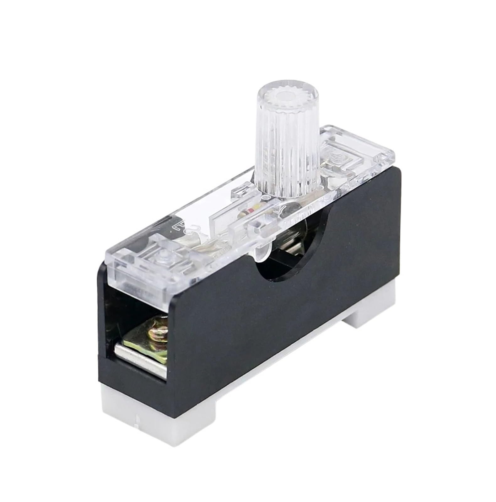 Porte-fusible 220V Din boîtier montage rail 6x30 tube verre 10A NISZA