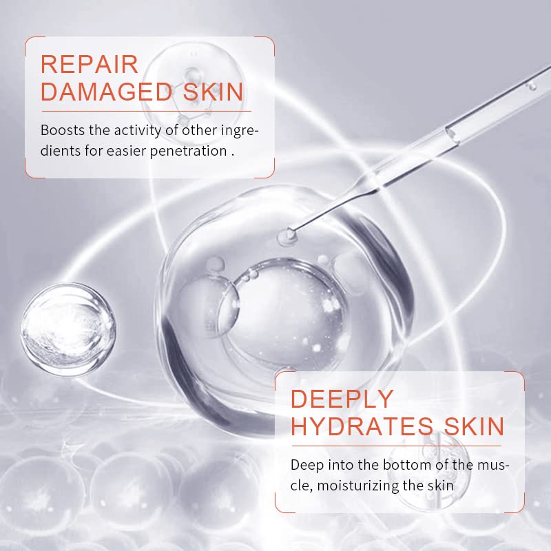 Miniatura 8 de Suero facial con vitamina C al 23%  Iluminador, reafirmante, hidratante, corrección de manchas oscuras y suero de células madre antienvejecimiento