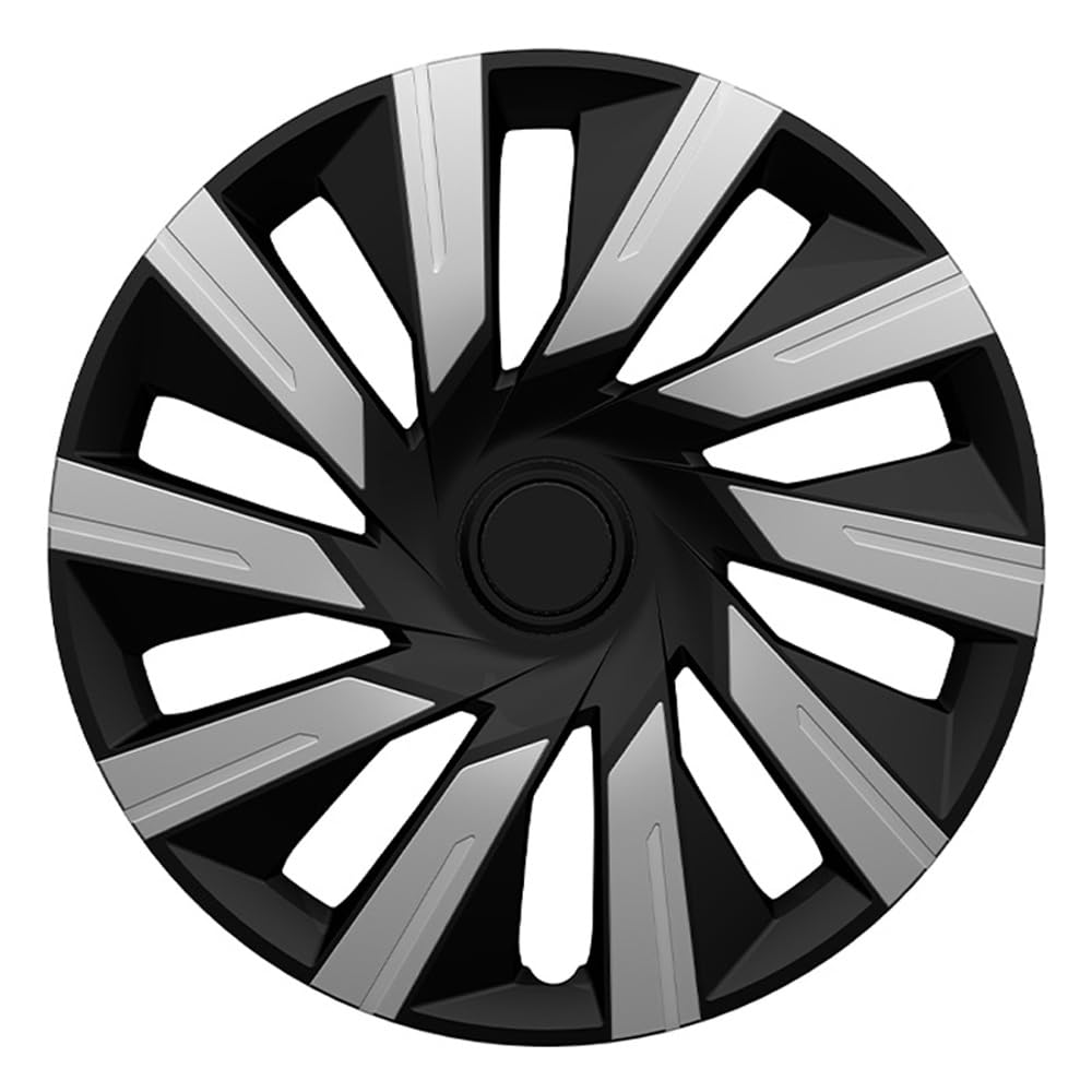 J-TecSet wheel covers Tecna 14-inch silver/black