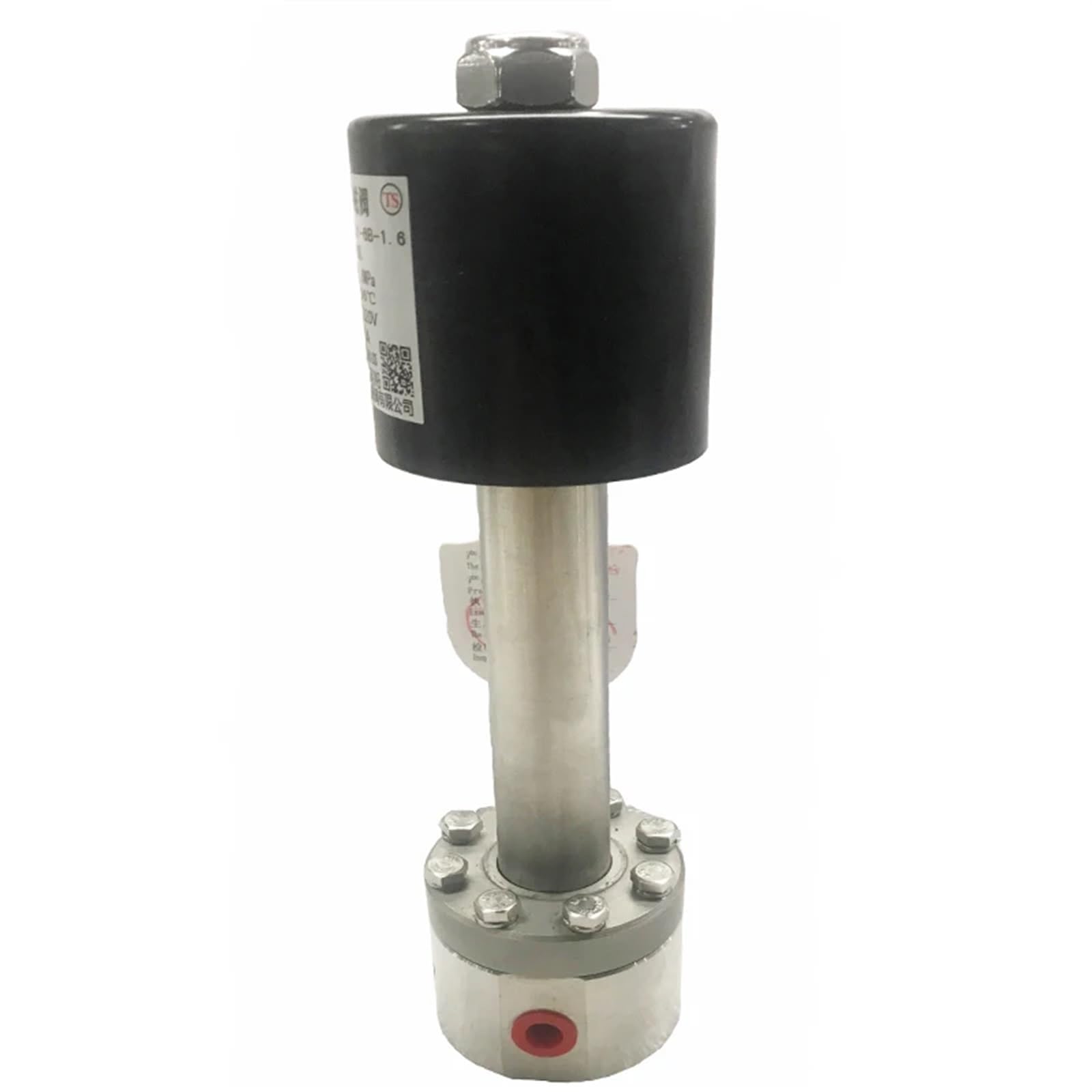 Kriogeniczny zawór elektromagnetyczny 1,6 MPa, 16 bar, 1/4, 1/8, 220 V, 24 V, kryza 6 mm, ciekły azot, zawór SS304, 16 bar (NPT-DC24V-NORMALLY CLOSE)
