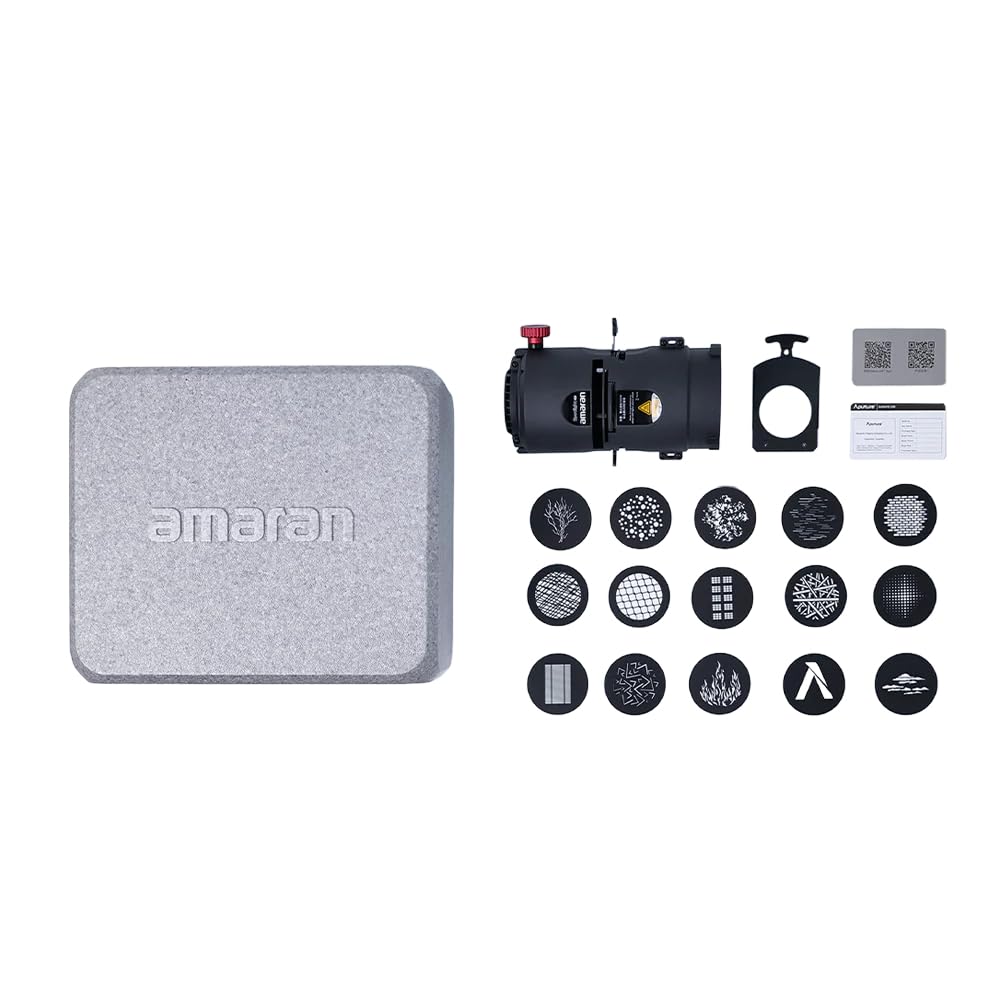 Amazon | Aputure Amaran スポットライト SE 36° レンズキット 投影