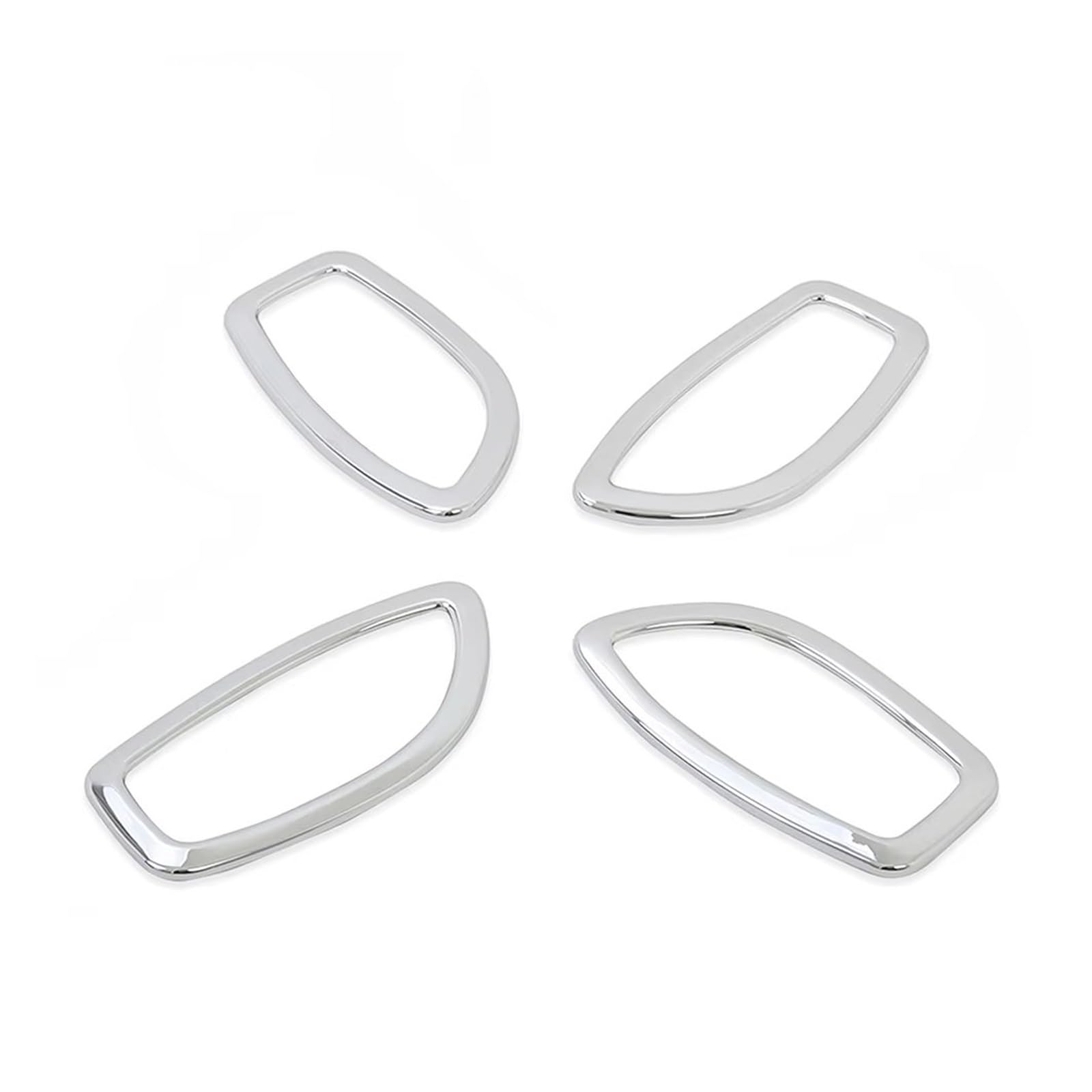 Beizhengbhd For Lhd Rhd Pull Handle Inner Trim For Dodge For Journey For Jucv 2011 2012 2013-2020 Silver Abs Car Inner Door Handle Bowl Frame Cover