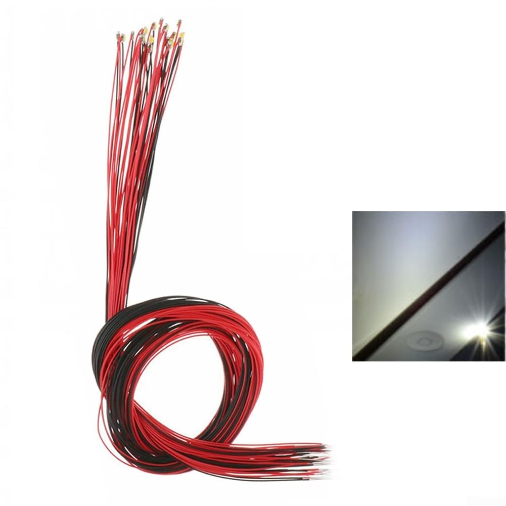 15Pcs 0805 LEDs Mini Bulbs, For Pre Wired, Model Railway Led Lamppost Lamps Street Lgihts N Scale, Model Railway Led Lamppost Lamps For Rail & Building Layout