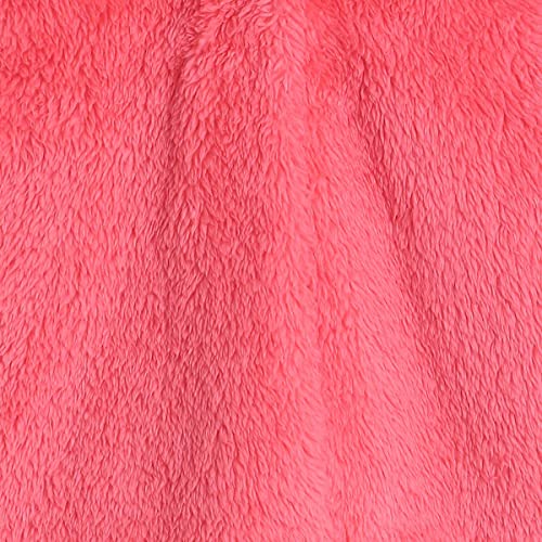 Image of miniklub Baby Hooded Sleeveless Knitted Cotton Shrug (Coral Color)