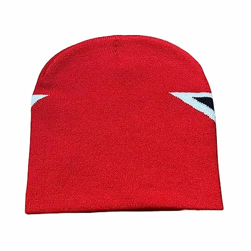 Multiple Color Teens Elastic Windproof Star Pattern Hat Ear Protector Hat Winter Cycling Skiing Supplies Red3