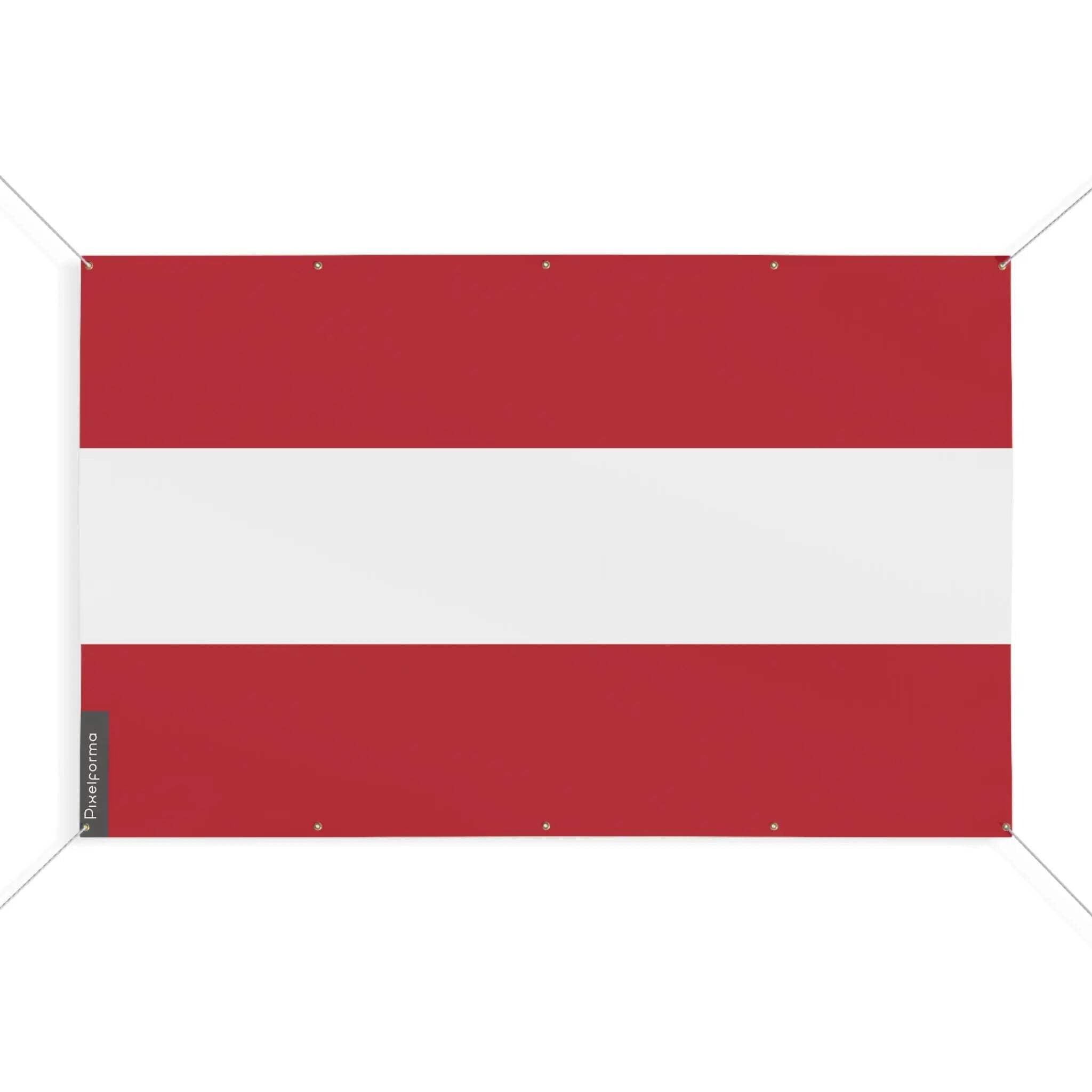Drapeau Autriche avec oeillets taille 90x135 cm pavillon extérieur - 3