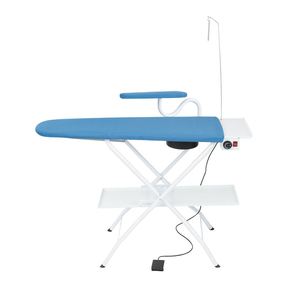 EOLO Asse da Stiro AS04 V5 Professionale Piano Riscaldato Aspirante 112x42 cm Stabile Richiudibile Termostato Regolazione Temperatura Altezza Regolabile Stiramaniche Garanzia 5 anni A++ Made in Italy