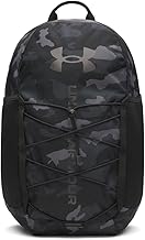 Under Armour Unisex Hustle Sport 6.0 Backpack, (002) Black/Metallic Black, One Size Fits Most