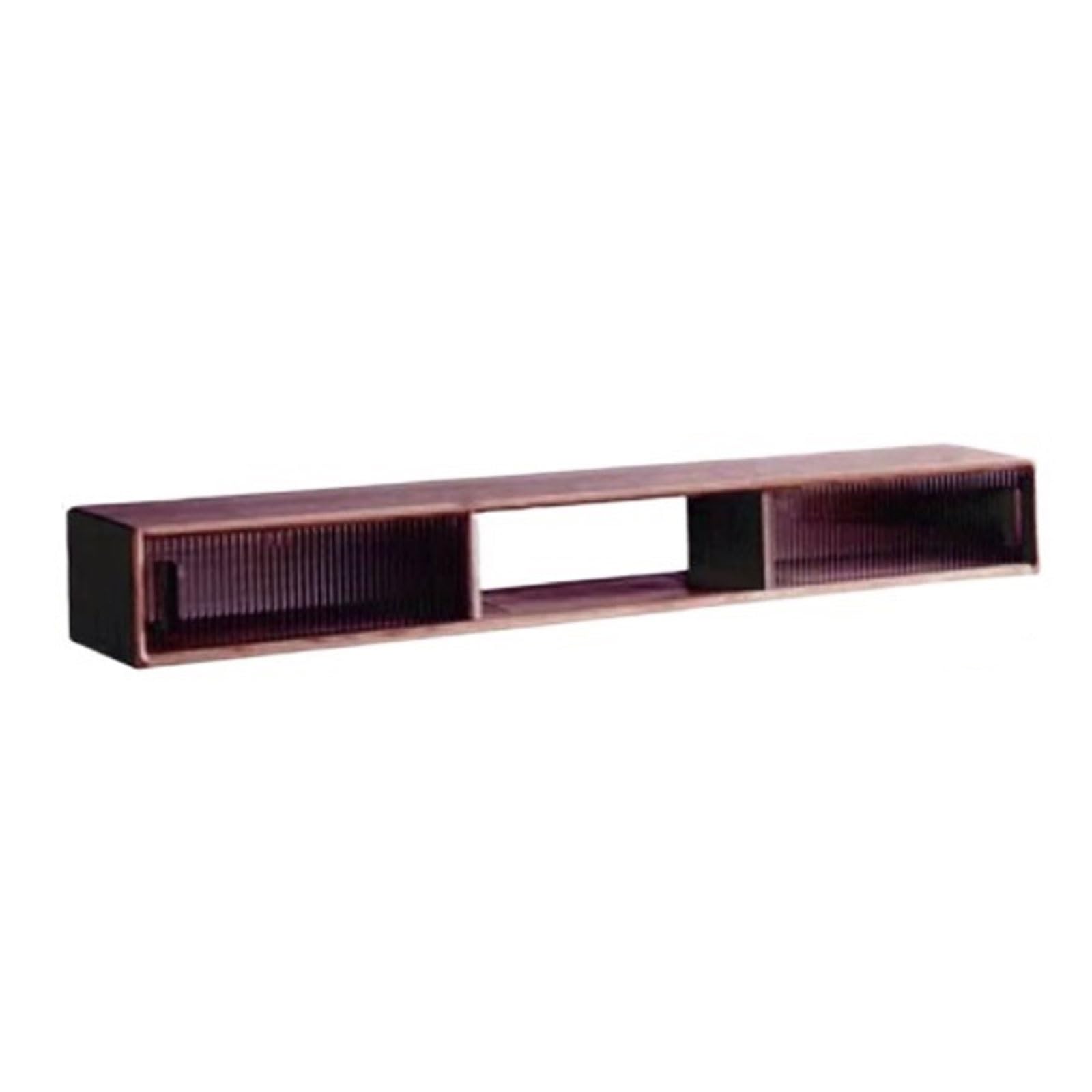 Meuble TV Mural Suspendu Console TV Flottante 59''/70'', Support Flottant Mural Centre multimédia(Walnut,150cm)