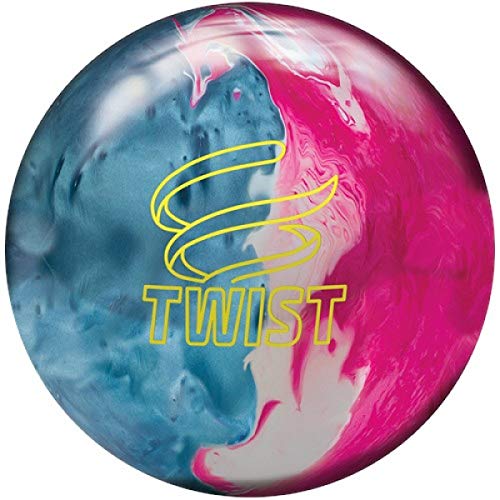 Brunswick Twist - Reaktiv Bowling Ball für Einsteiger und Profis Gewichten (Blau/Pink/Weiß, 11 LBS)