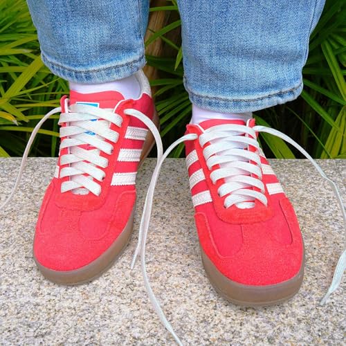 Image of Booyckiy 3 /4 inch Wide Satin Ribbon Shoelaces Flat Colorful Shoe Laces for Women Girls
