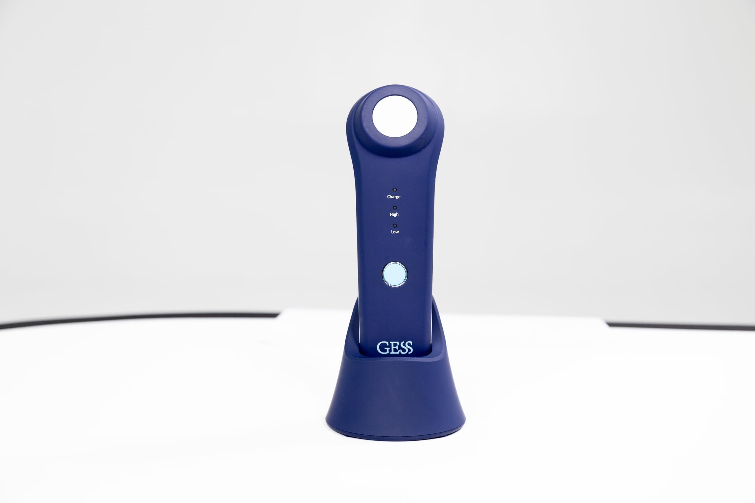 GESS Plasma Energy - Massaggiatore al plasma a freddo con piastra in ceramica, per la cura della pelle del viso, ad alta frequenza per acne, per pelli sensibili