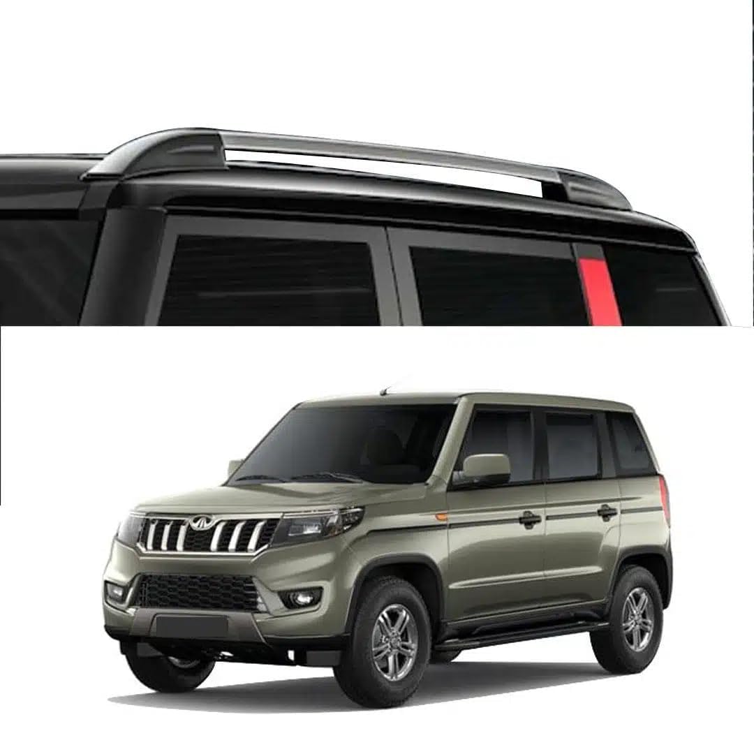 Auto Pearl ABS Roof Rails with 3M Adhesive Tape compatible with Bolero Neo (Set of 2)-image-32