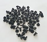 Rivet, Pack of 50, Compressed Speedy Rivets - Steel, Black Plated