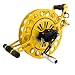 Accessori per aquiloni Ruota Per Aquiloni Ruota Volante In Metallo Facile Da Imbracciare Ruota Per Cinghie Multi-misura Mulinello Per Aquiloni Grande Giallo E Nero ( Color : Yellow , Size : 32cm )