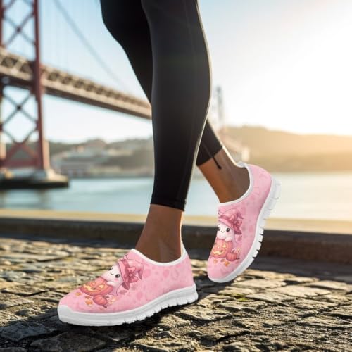 Image of Floral Sneakers for Women Colorful Art Shoes for Women Slip On Casual Work Shoes