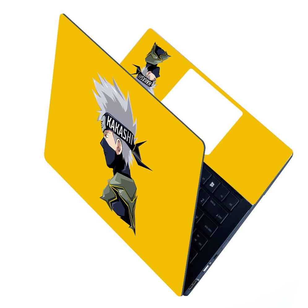 Image of Full Laptop Skin Stickers HD Quality Sticker for Laptops Upto 15.6 inch (Dustproof|Waterproof|Scratchproof|Reusable) - BE Kakashi FL