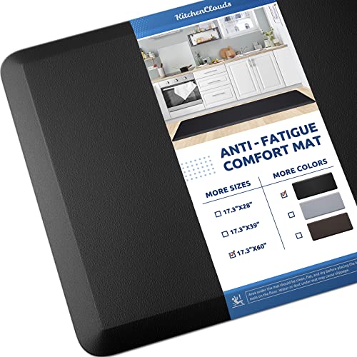 KitchenClouds Kitchen Mat Cushioned Anti Fatigue Rug 17.3