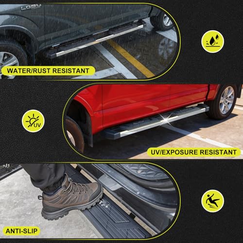 Estribos 6 pulgadas para Ford F150 Crew Cab 2004-2014 miniatura 5