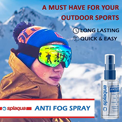 Splaqua Anti Fog Spray Eyeglass Lens Cleaner, Long Lasting Defogger For Glasses thumb #3