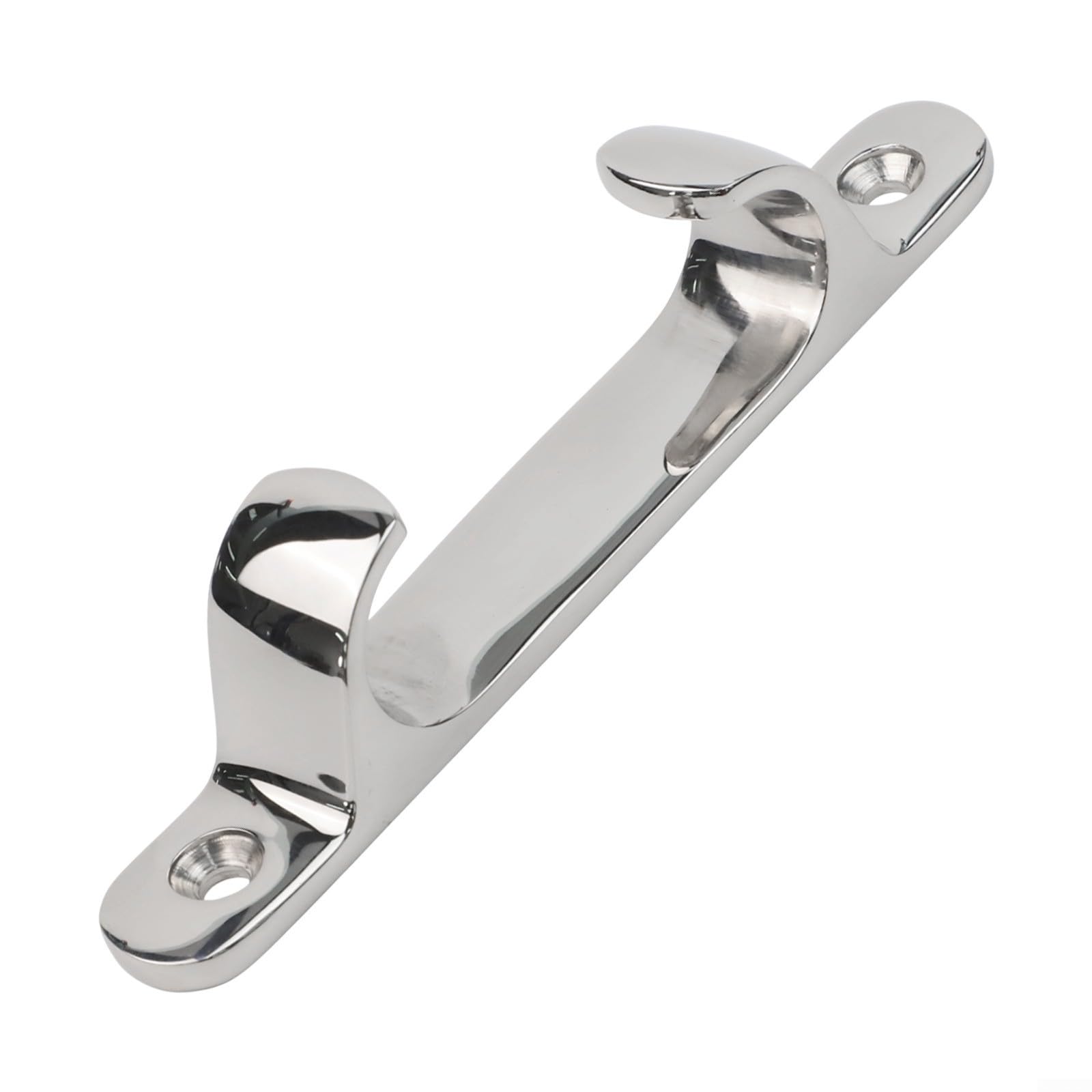 316 Stainless Steel Boat Rope Guide, 4-9 Inch Straight Fairlead Bow Chock, Polished Deck Cable Organizer, Rust Resistant Marine Hardware for Yacht(6 inches)