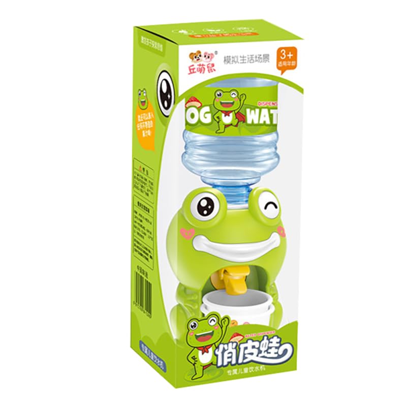 BESPORTBLE Frog Mini Water Dispenser Toy for Kids Cartoon Drink Fountain Educational Indoor Outdoor Playset