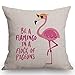 Cytat powiedzenie dekoracje poszewki na poduszki dekoracyjne 'Be a Flaming' in a Flock of Gołębi z motywacyjnymi cytatami bawełna len dekoracyjne poszewki na poduszki do domu na sofę do sypialni poszewka na poduszkę 45 cm x 45 cm