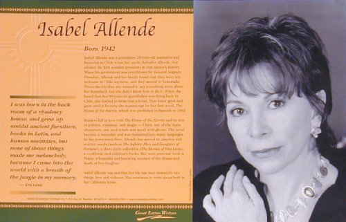 Knowledge Unlimited Inc. Isabel Allende- Latino Writers Poster