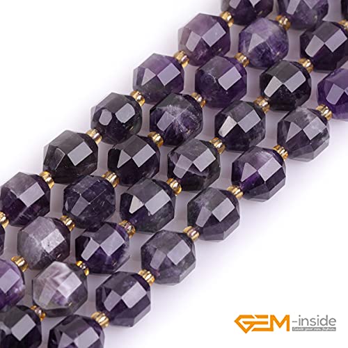 Perles de pierres naturelles à facettes 10mm de qualité joaillerie