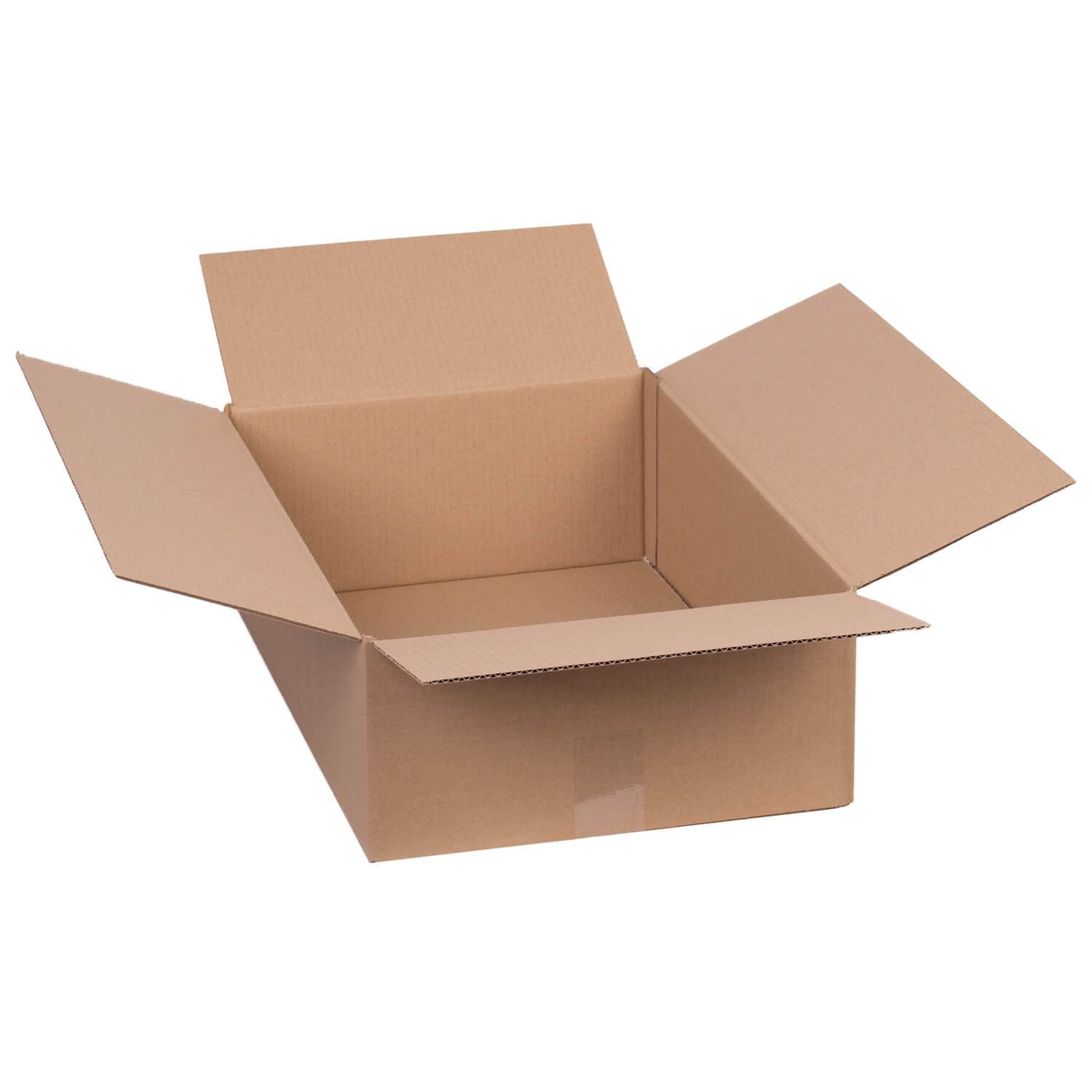 smiley pack 50 Stück Faltkartons 500 x 330 x 155 mm braun KK 99 Versandkarton Verpackungskartons 50 x 33 x 15,5 cm aus Wellpappe 1 wellig Karton Pappkarton Versandbox Paket Päckchen