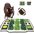 GAXCO Snuffle Mat for Dogs, Pet Slow Feeding Mat for Dogs, American Football Theme with a Snuffle Ball, Interactive Feeding Games Puzzle Toys Encourages Natural Foraging Skills