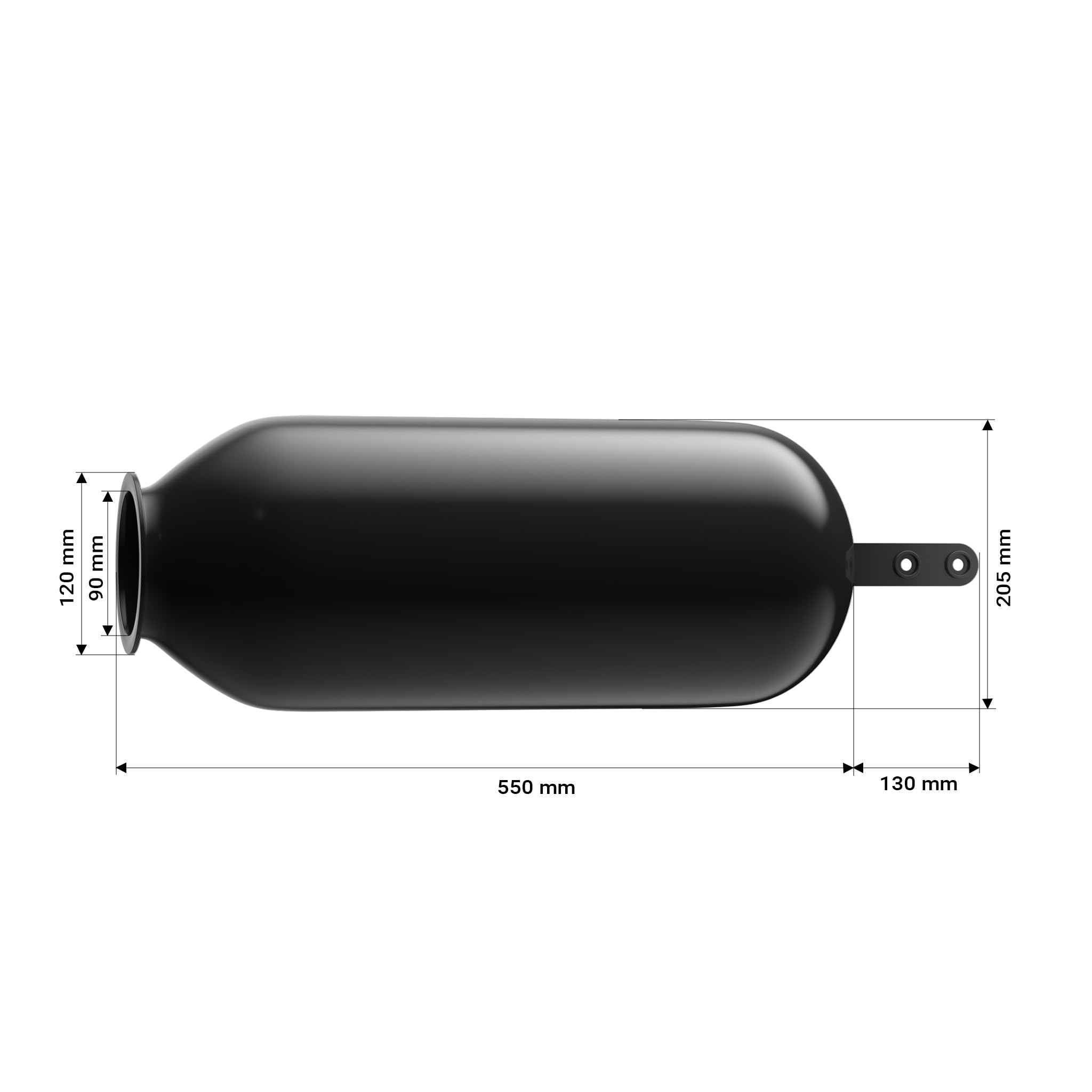 Wiltec Membrana per vaso di espansione a pressione 80-100 l in gomma EPDM per impianti idrici Autoclave