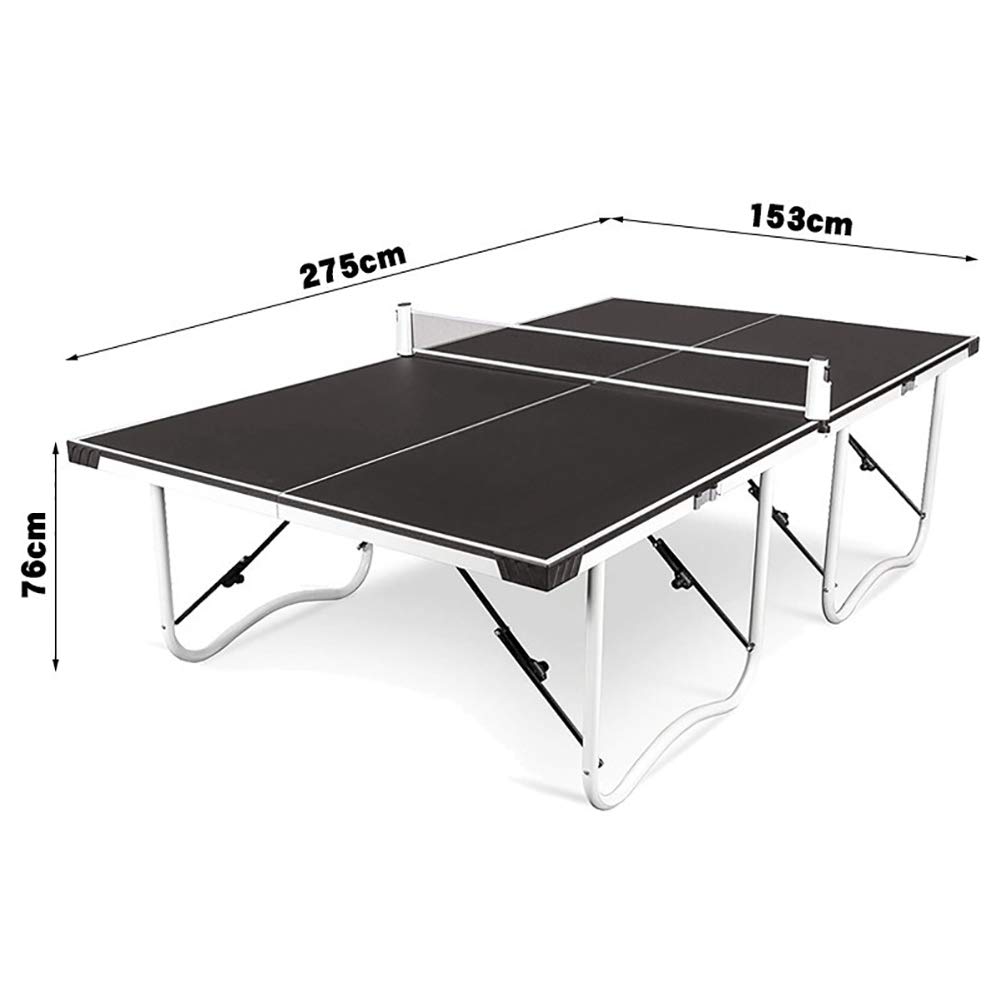 RSGK Tavolo da Ping-Pong Pieghevole, Tavolo da Ping-Pong familiare Pieghevole con puleggia, Tavolo da Ping-Pong Professionale per Adulti per Adulti e Genitori