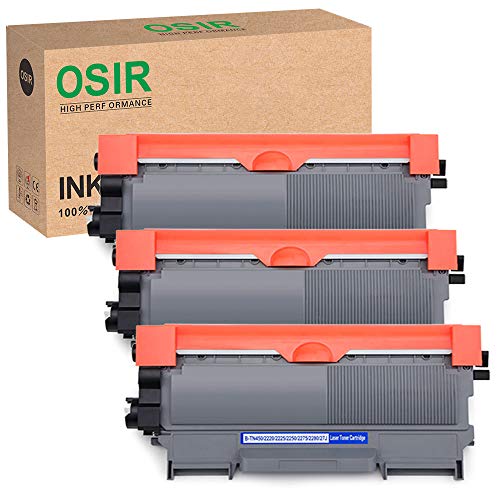 3 Black of OSIR TN450 Compatible Toner Cartridges Replacement for Brother TN450 TN420 TN-450 TN-420, Work with Brother HL-2270DW HL-2280DW HL-2230 HL-2240 HL-2240D MFC-7860DW MFC-7360N DCP-7065DN
