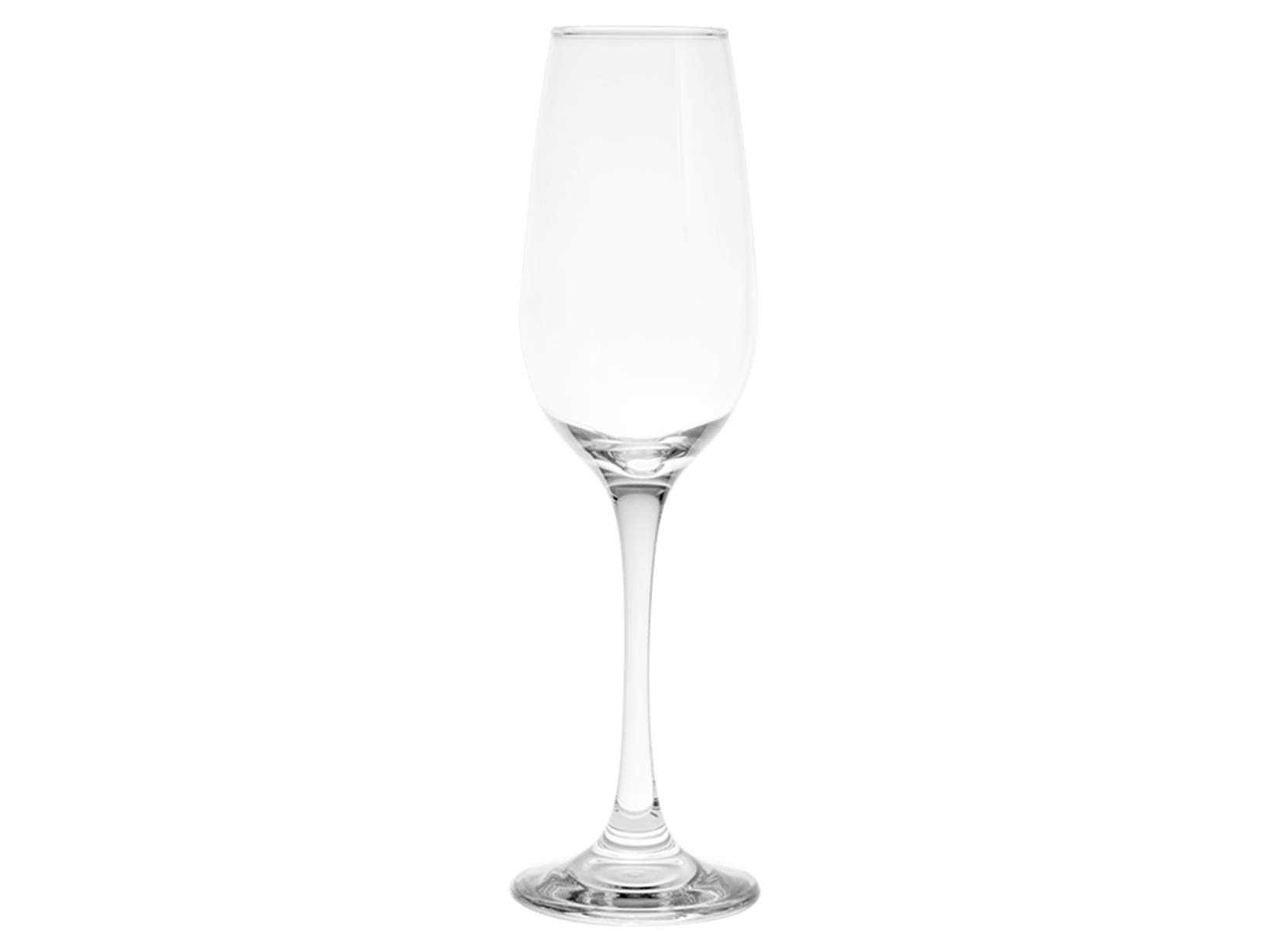 Set 6 Glasses Flute Sparkling Wine Amber 20 CL Glass Pasabache BAR Restaurant