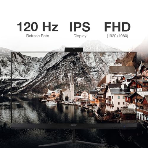 Image of Acer Aspire C27 Professional All-in-One 27 inch IPS FHD Display (Intel Core 5 120U, 8GB DDR5, 1TB PCIe SSD, Integrated Graphics, WiFi 6E, Webcam, Bluetooth 5.3, Win 11 Pro)