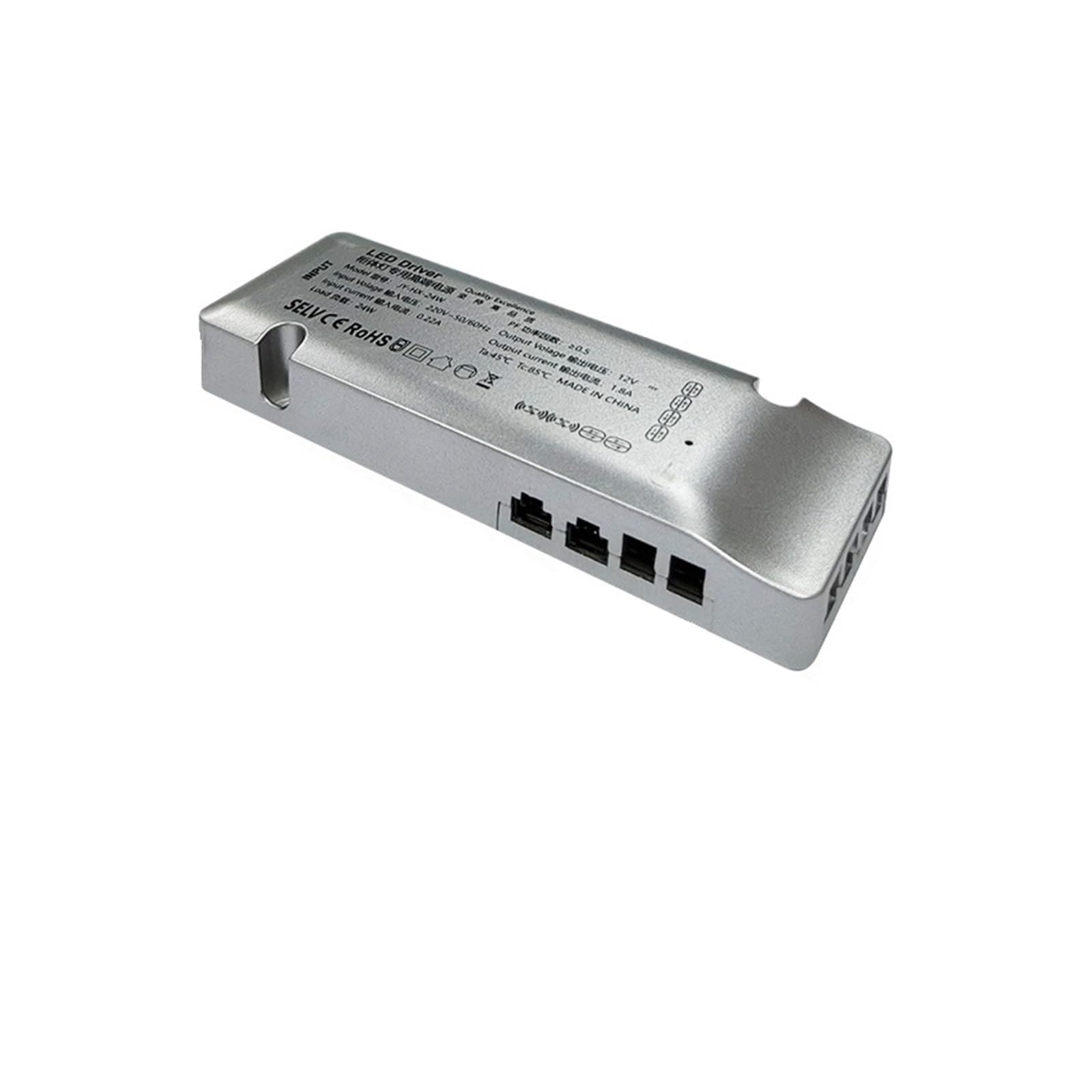 PWANUIGTE Conventional Cabinet Light Dedicated Power Supply 220 to 12V24V Interface Induction Switch with Transformer(Regular style-24W/12V)