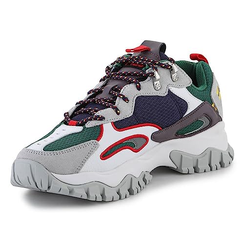 FILA Ray Tracer Tr2, Zapatillas Hombre, Verdant Green Gray Violet, 42 EU